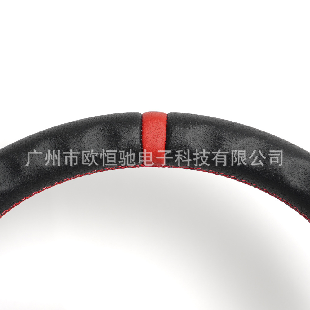 Cross-Border Hot-Selling Product Suitable for 09 Model Bmw E90 Full Leather Red Positioning Line Sports Style Car Steering Wheel Modification