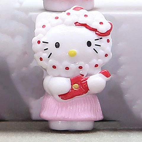 ЧибиKitty милая переменная кукла, кремовая подвеска, ручной работы