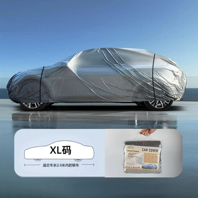 Car clothing cover car sunshade rainproof and - silver-thickened-car-xl-size