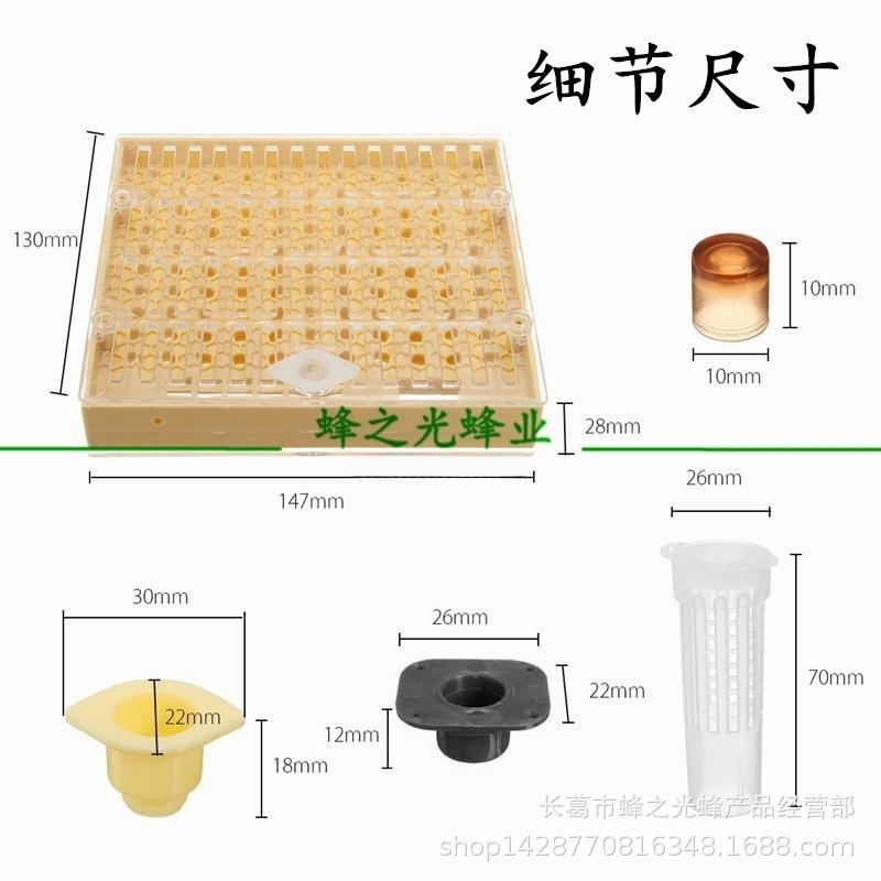 养蜂工具蜂王培育盒免移虫护王罩蜂王育王台基王台杯蜜蜂育王套装