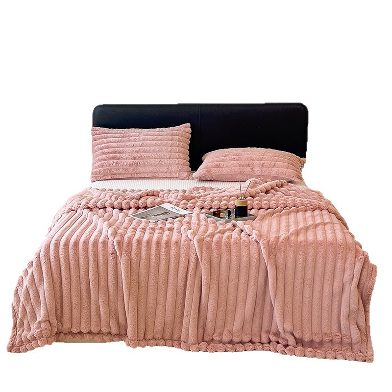 2025 invierno engrosado mantas de algodón de algodón de alto peso mantas cálidas mantas de siesta única mantas de sofá mantas de oficina