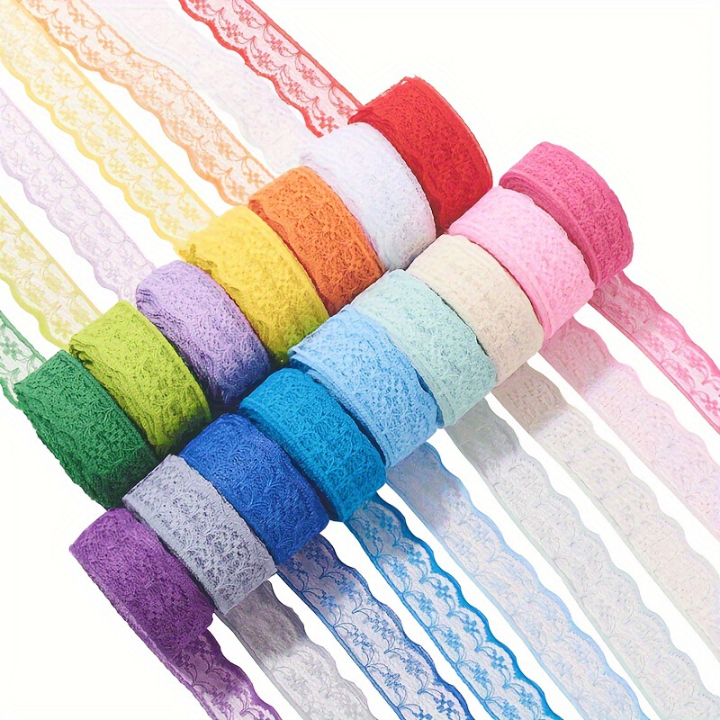 Cross-Border Spot Non-Elastic Lace 20 Colors 100 Yards Mixed Color Lace Accessories Lace Wholesale Jewelry Accessories Accessories Cross-Border Spot Non-Elastic Lace 20 Colors 100 Yards Mixed Color Lace Accessories Lace Wholesale Jewelry Accessories Accessories