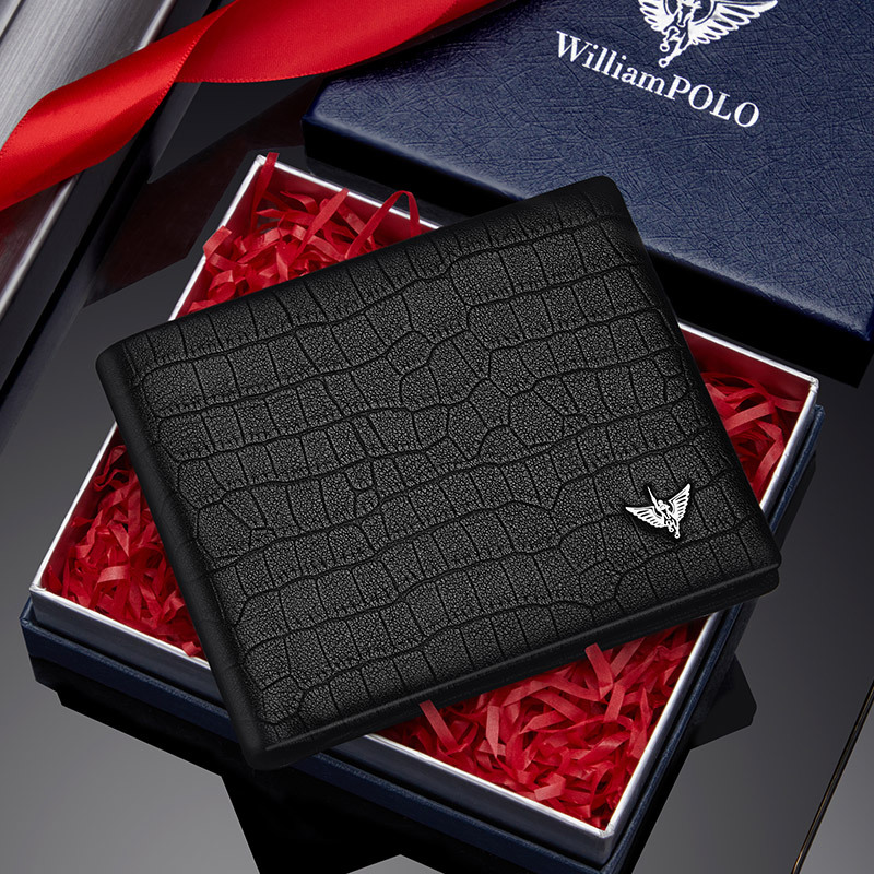 Emperor Paul Wallet Men's Short 2022 New Casual Short Coin Purse First Layer Cowhide Wallet Men's Wholesale