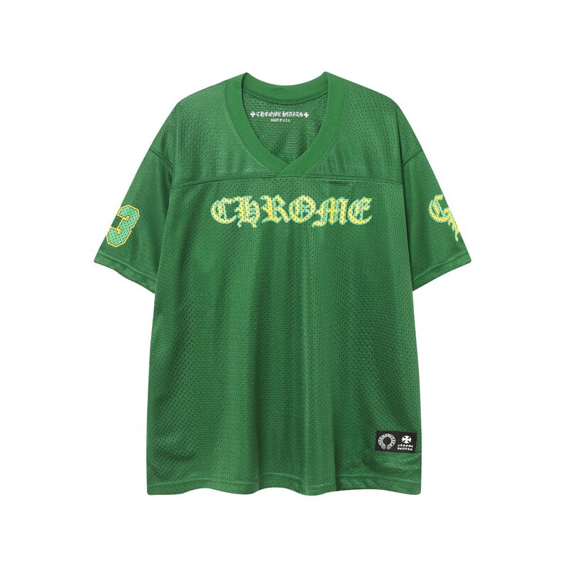 正确版克罗Chrome Hears冰球服网眼花臂十字架印花情侣款套装|undefined