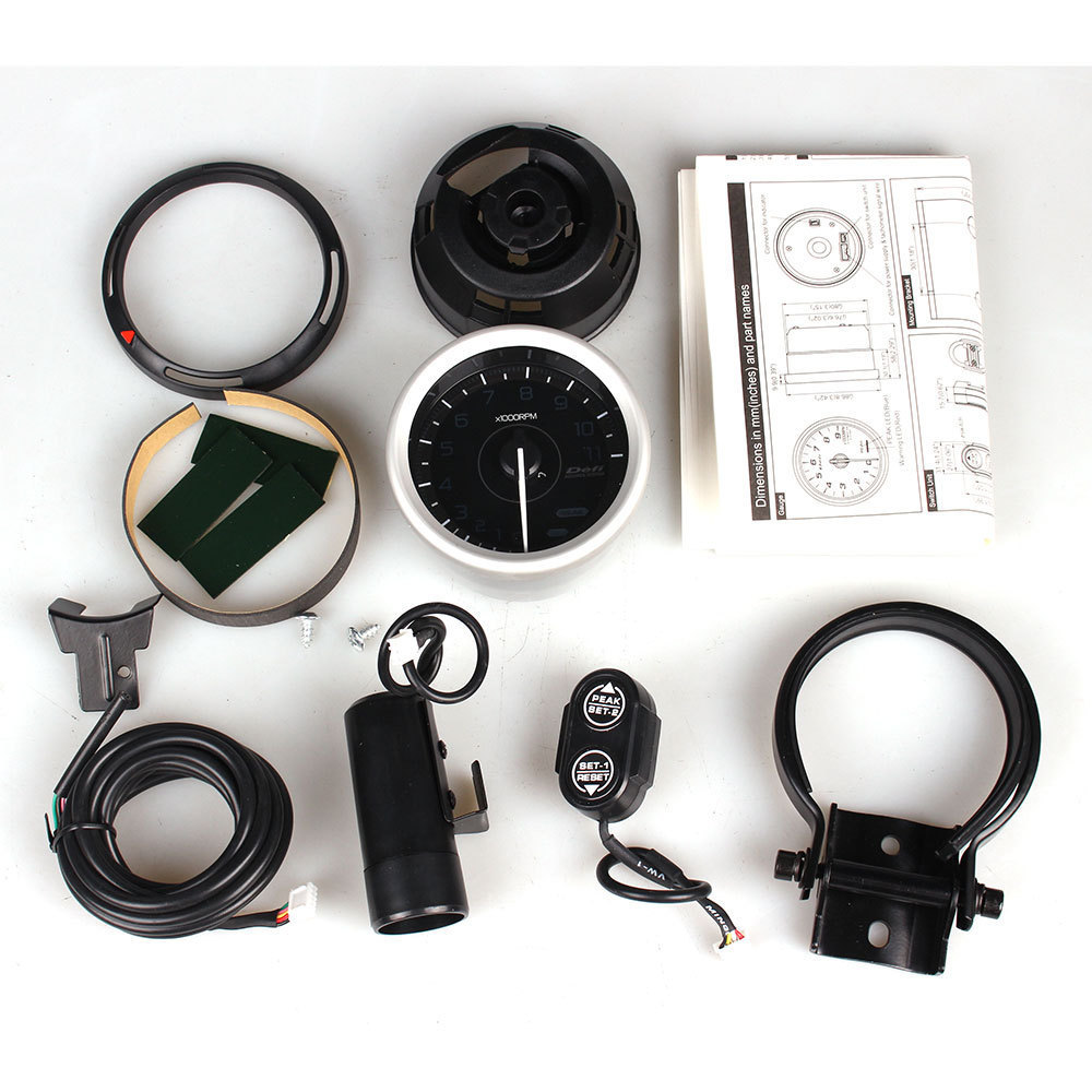 Defi A1 Modificación del coche 80mm colorido tacómetro medidor de carreras de 3,75 pulgadas 0-11000 Motor de alta velocidad