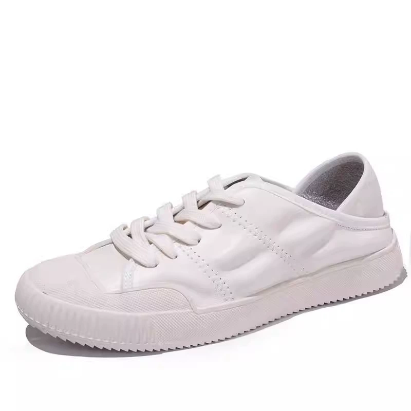 Comfortable summer thin white shoes, casual footwear, genuine leather, 2023 collection