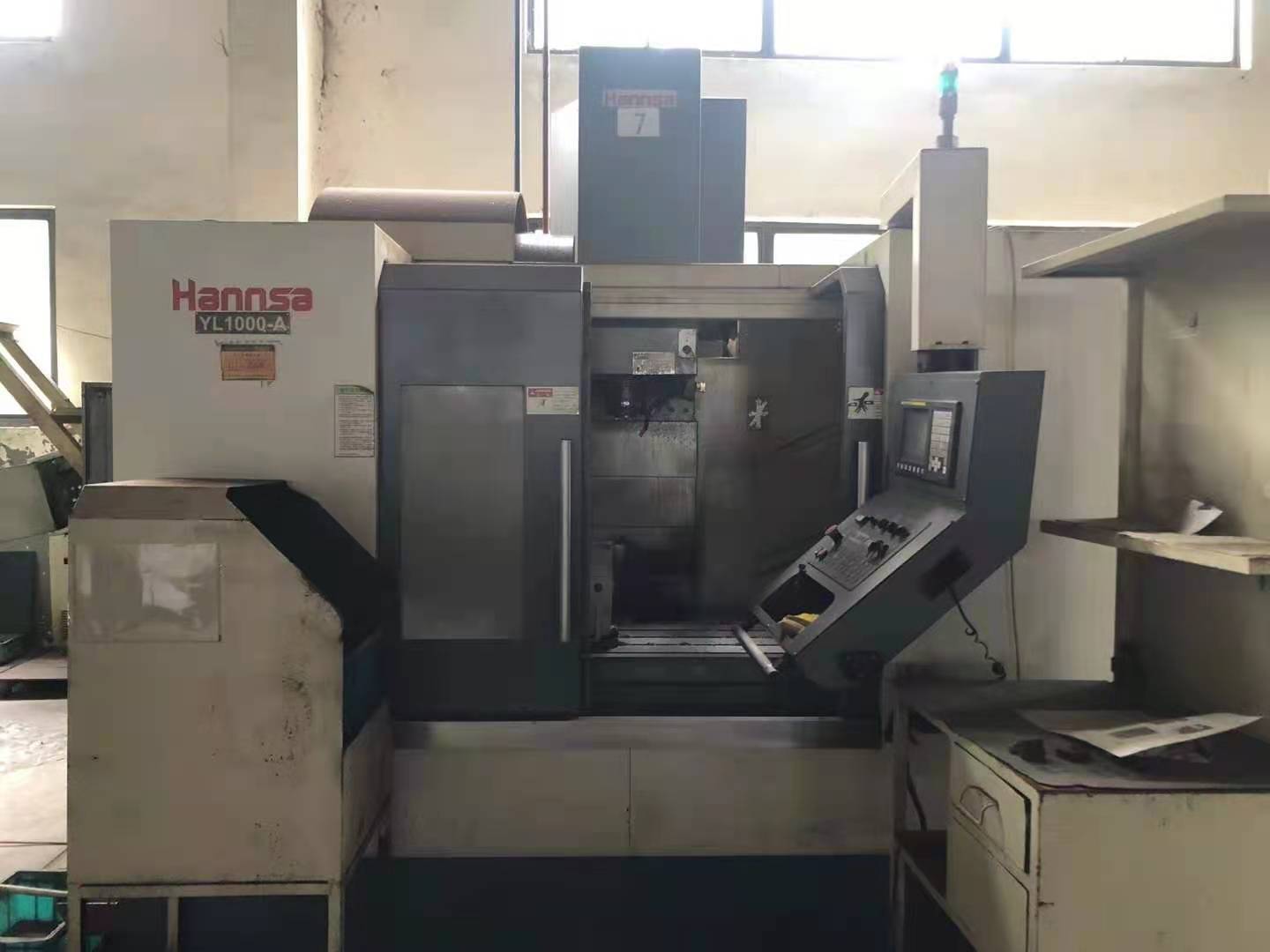 处理二手台湾颖汉YL-1000-A立式加工中心二手立加二手加工中心