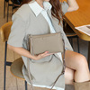 Fashionable leather phone bag, one-shoulder bag, city style, cowhide, genuine leather