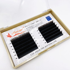 單根嫁接睫毛0.20 焦糖色扁毛 深棕色扁毛 俏紫瞳種植睫毛 仿貂絨