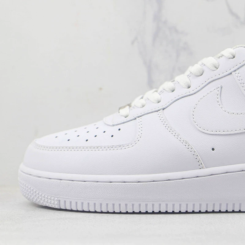 Кеды Nike Air Force 1 Low, классические низкие белые/чёрные, европейский стиль, размеры 36–45