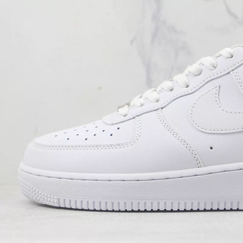 Кеды Nike Air Force 1 Low, классические низкие белые/чёрные, европейский стиль, размеры 36–45