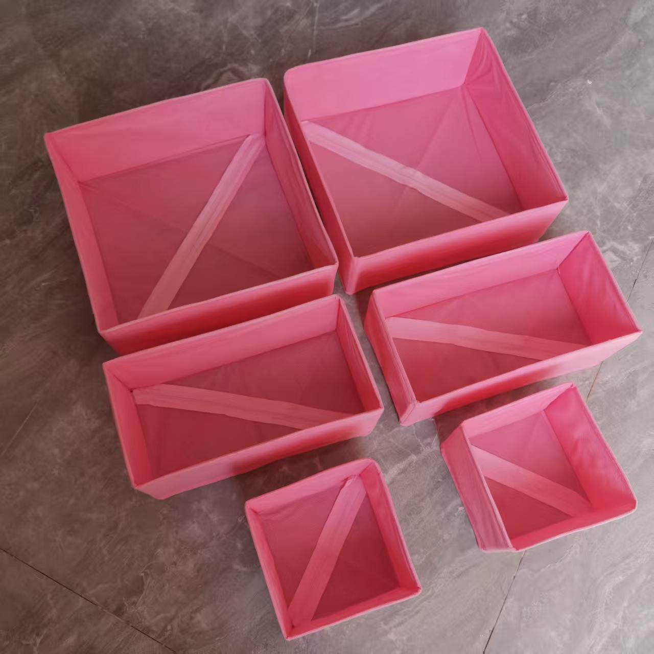 Caja Organizadora Plegable para Ropa Interior de Tela, Lavable, para Cajones image 41