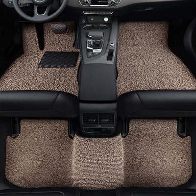 Universal Foot Pad | layer foot mats, and driver's - five-piece-set21mm-thickened-version-in-beige-color