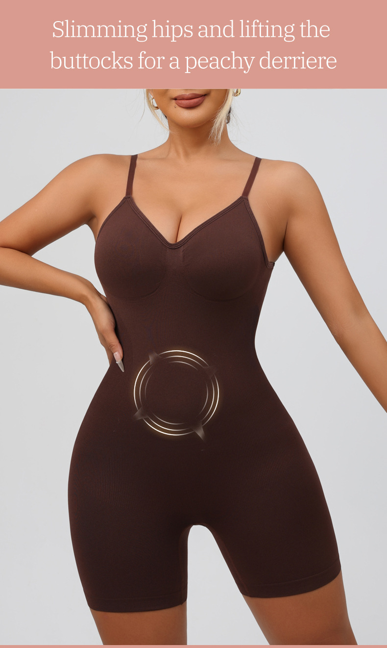 Women's Shapewear Bodysuit, Backless Hip Lifting Waist Trainer_voghion.com