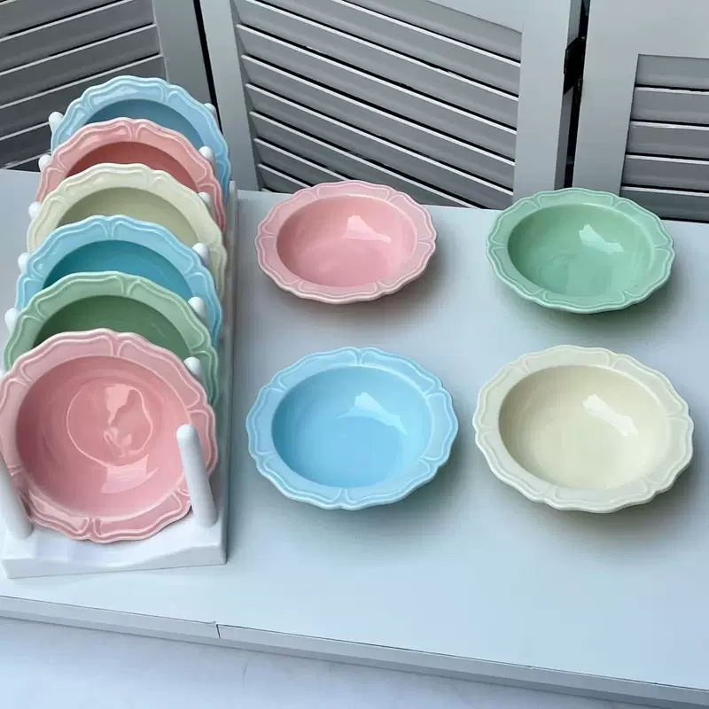 Касовая миска для кошек, миска для кошачьей пищи, керамическая миска для кошачьей пищи, миска для риса для котят, миска для питомца, чашка для питья кошки, стиль магазина животных в инстаграм