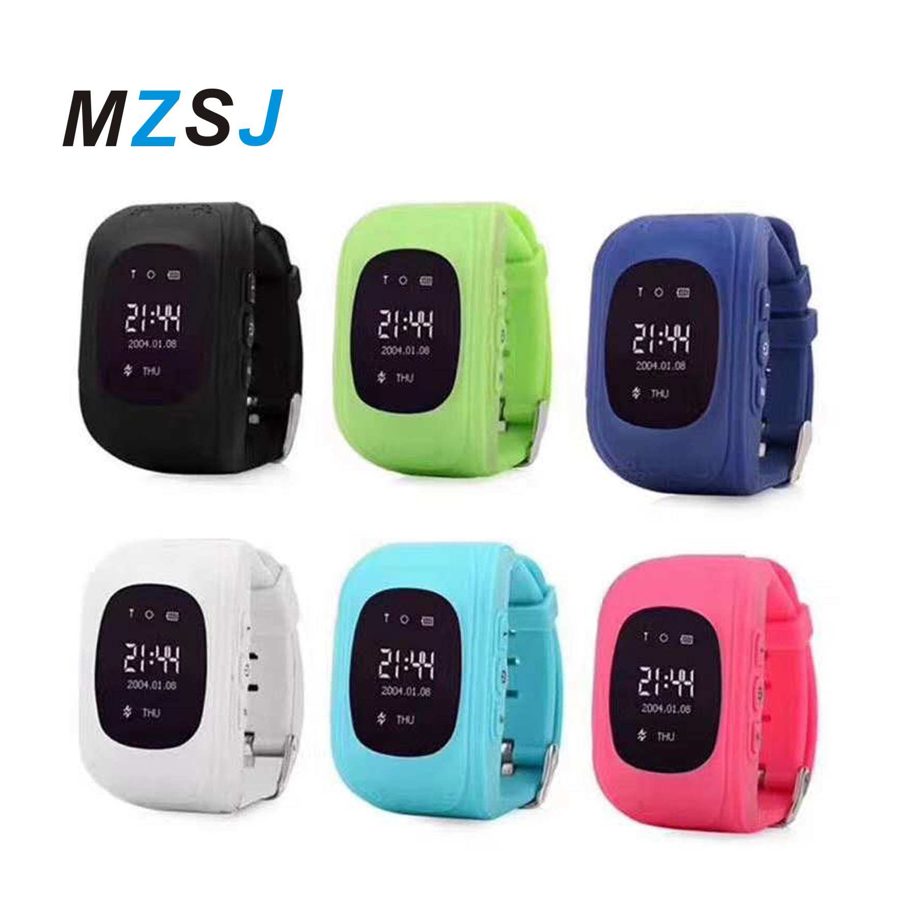 Cross-mirror Explosion Event Electronic Gift OLED Screen Q50 Elderly And Children's Smart LBS GPS Positioning Phone Watch