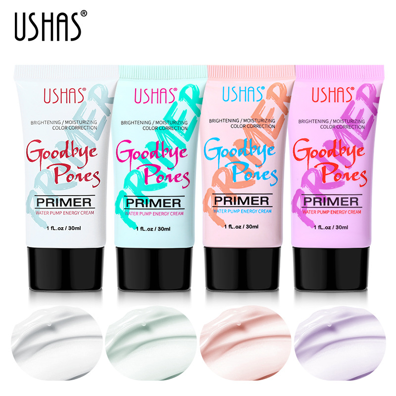 USHAS comercio exterior europeo y americano maquillaje transfronterizo gel corrector hidratante de poros invisibles maquillaje de Amazon