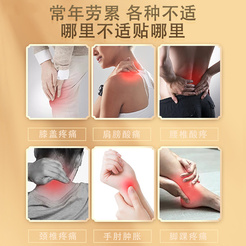 Parche de yeso impermeable de película de PU al por mayor del fabricante, parche de yeso tradicional anti-sudor para cuello, hombros, cintura, piernas, dolor en las articulaciones, parche desnudo.