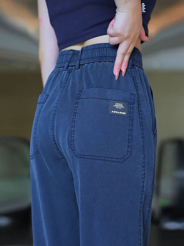 Nuevos pantalones casuales de moda universal, pantalones de tendencia sueltos para hombres, pantalones de pierna ancha recta, 2025 nuevos pantalones deportivos de primavera y otoño