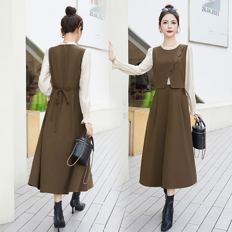 C9757 1540K ÁO VEST NỮ HANTDC VEST DÀI TAY BỘ 2 MÓN MÙA XUÂN THU ĐÔNG THỜI TRANG NỮ G04 SẢN PHẨM MỚI