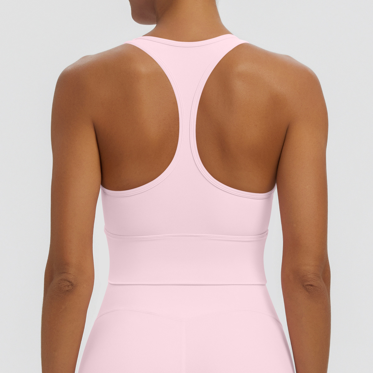Nuevo transfronterizo sólido I-shaped hermosa espalda apretada ropa interior deportiva transpirable correr fitness yoga chaleco chaleco mujer image 24