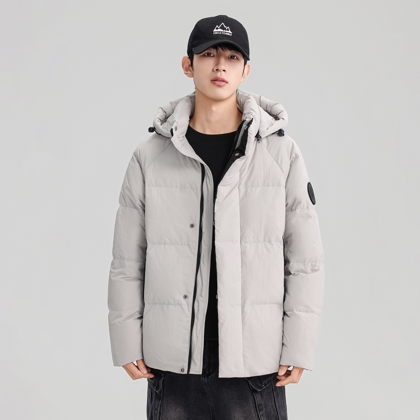 2025 nueva ropa de invierno chaqueta con sombrero de mujer ropa holgada estilo coreano chaqueta corta casual