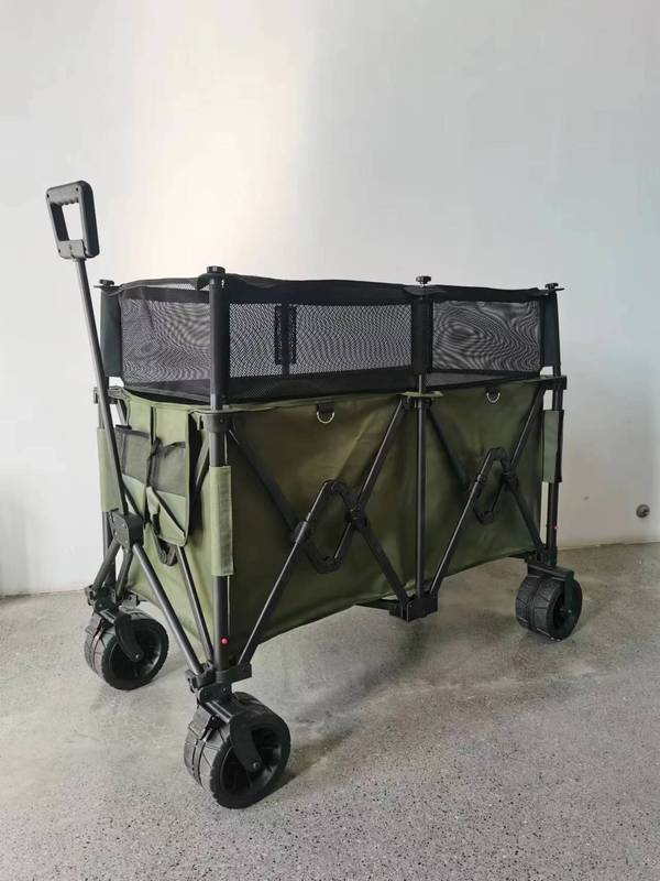 キャンピングカーアウトドア折りたたみアルミ合金キャンプカートピクニックキャンプ小型トロリーギャザリング大容量オフロードトレーラー|undefined