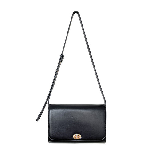2024 spring crossbody bag for women, versatile fashionable shoulder bag, textured small square bag, Korean version PU shaped flip bag