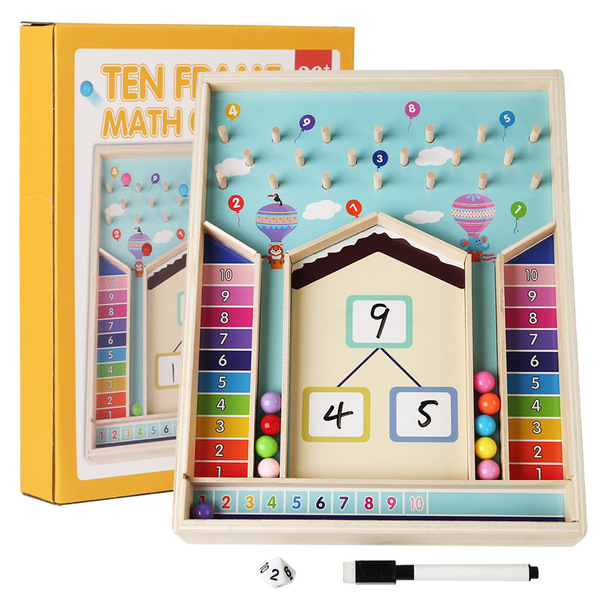Wooden children's digital toy