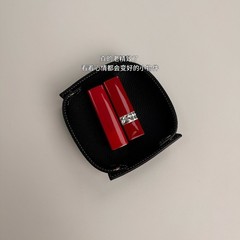 头层牛皮口红化妆品收纳盒玄关桌面卧室小杂物收纳托盘真皮收纳