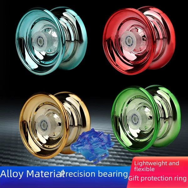 Factory Direct sales alloy metal yo-yo children's luminous yo-yo competitive yoyo dead sleep live sleep toys