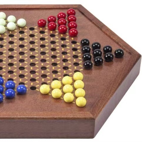 Cpc Luxury Drawer Easy to Store Solid Wood Mahogany Chinese Checkers Cpc Luxury Drawer Easy to Store Solid Wood Mahogany Chinese Checkers