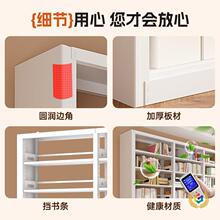 ✅客厅简约钢制储物架绘本架落地置物架家用儿童书柜图书馆钢制书