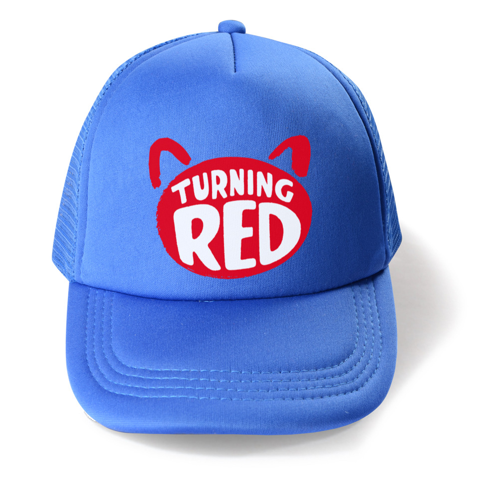 Turning Red Baseball Caps Boys girls Snapback Hip Hop Hat Summer Fashion Cartoon Breathable Mesh Sun Gorras Unisex Streetwear ergo baby accessories
