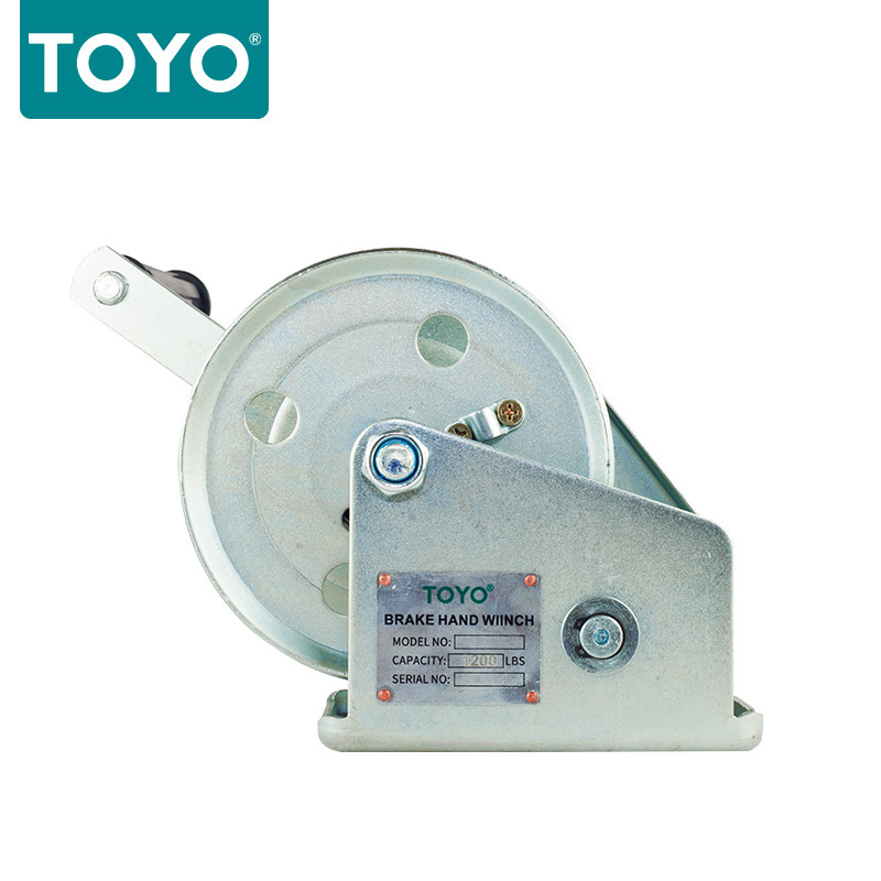 日本东洋手动绞车1200LB东洋1800磅自锁刹车式手摇绞盘