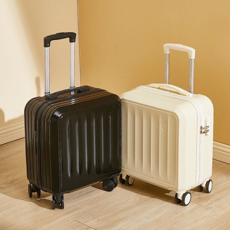 Small Carry-On Suitcase, Small 18-Inch 20-Inch Lightweight Airplane Mini Password Box for Men and Women, Free Checked Box