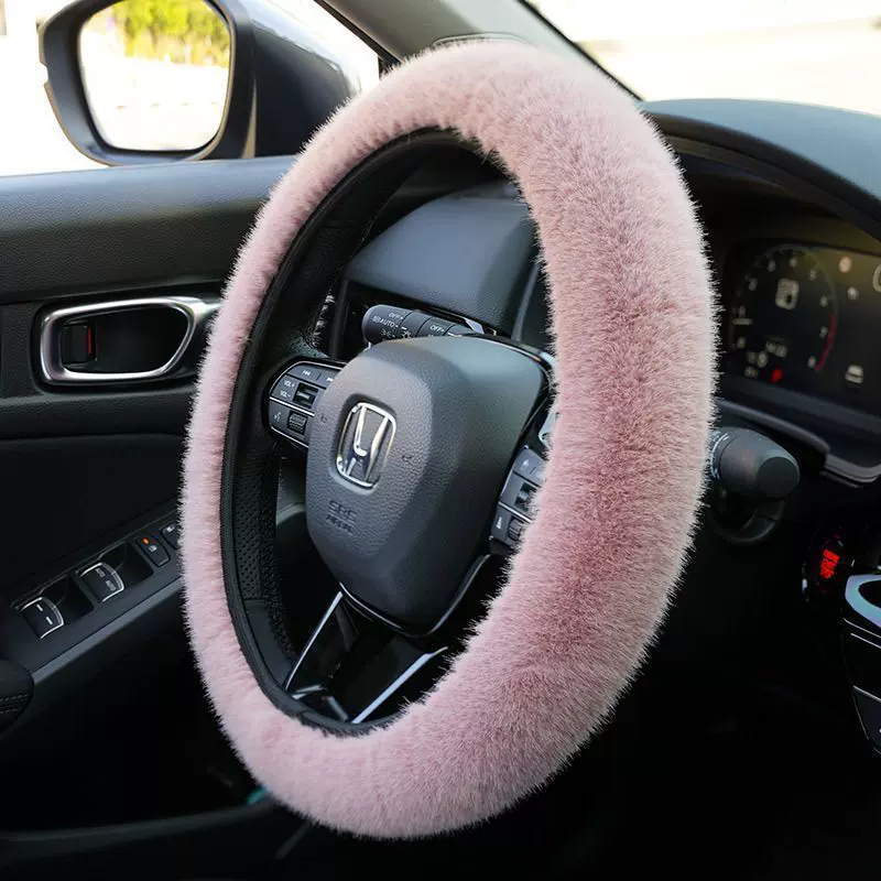 方向盘套冬季短毛绒汽车装饰车把套保暖防滑仿水貂毛厂家直销批发