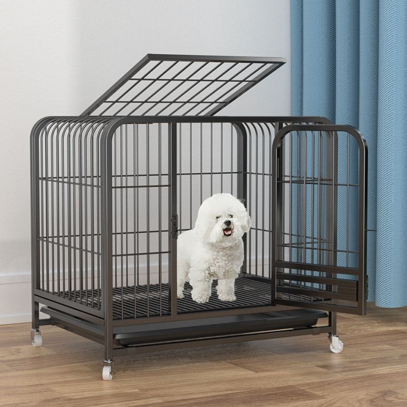 大型中型犬用犬ケージ 屋内トイレ分離 厚みのあるペットケージ ゴールデンレトリバー ラブラドール 家庭用犬ケージ|undefined