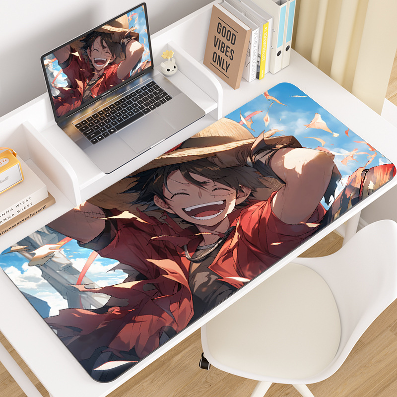 Anime-Style Diatom Mud Table Mat, Stain-Resistant, Wear-Resistant, Easy to Care For, Keyboard Computer Desk Mat, Household Water-Absorbing Quick-Drying Non-Slip Mat
