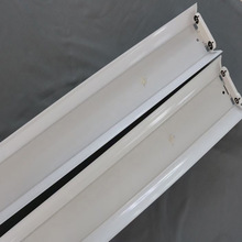 t8t5單管雙管空殼支架應急反光罩平蓋帶罩熒光燈整套日光燈管支架