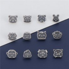 S925���y̩�yʮ����ФС�~�����β��DIY�ֹ����K�������B�ӿ�