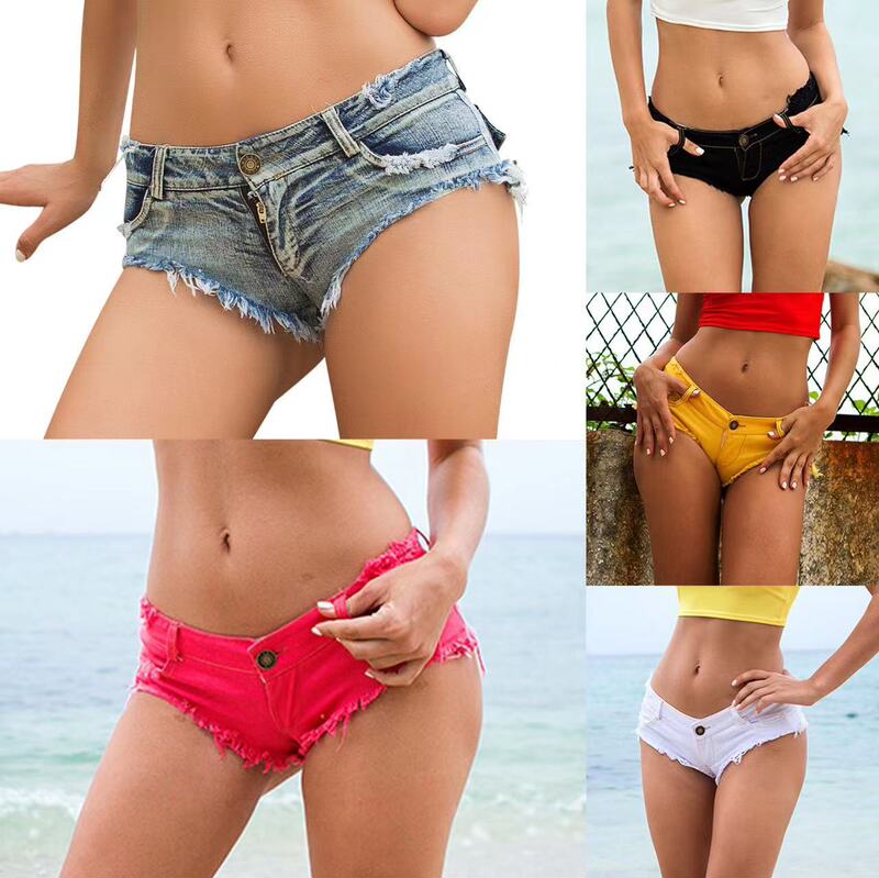 635# Amazon New Low Waist Jeans Denim Shorts Women's Hot Shorts Hot Pants Briefs 635# Amazon New Low Waist Jeans Denim Shorts Women's Hot Shorts Hot Pants Briefs