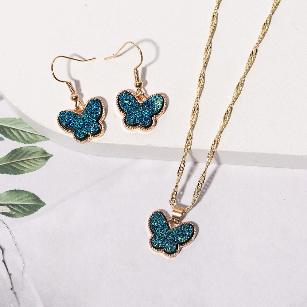 1 Set Simple Style Butterfly Alloy Plating Women's Necklace display picture 5