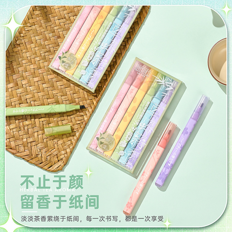 Bolígrafos creativos para estudiantes, herramientas de pintura de protección ocular, resaltadores, marcas de bolígrafos clave, venta al por mayor para estudiantes de primaria