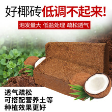 工厂批发营养土压缩椰粉砖垫材种菜椰砖种花椰土种植椰糠芽菜无土