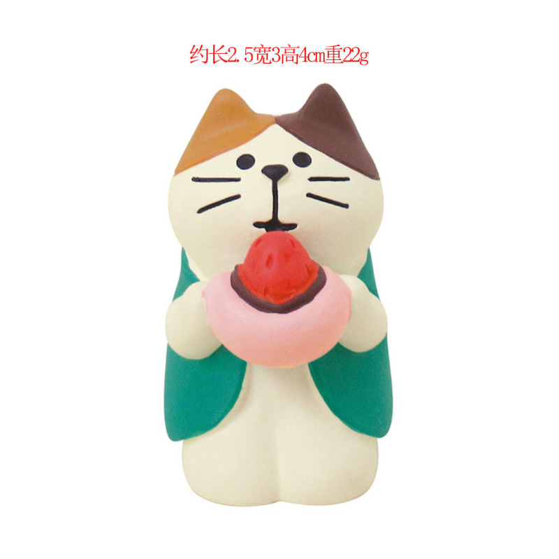 日本の猫の装飾品、桜祭り、トレンディなおもちゃの人形、ブラインドボックス、DIY制作アクセサリー、樹脂工芸品、小さな装飾品|undefined