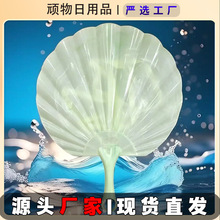 贝壳扇加厚芭蕉扇耐用超凉快古风扇子蒲扇便携式高档一体手摇扇