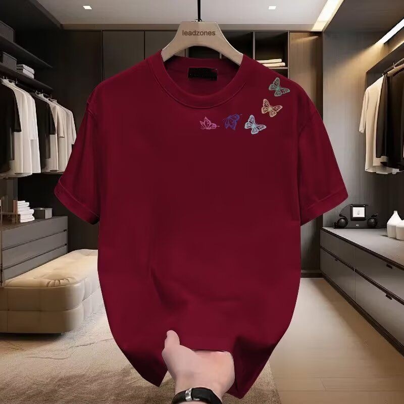 Abbigliamento uomo Maglietta a maniche corte da uomo Marchio alla moda Stile hip hop Girocollo Top estivo intimo per studenti e coppie_voghion.com