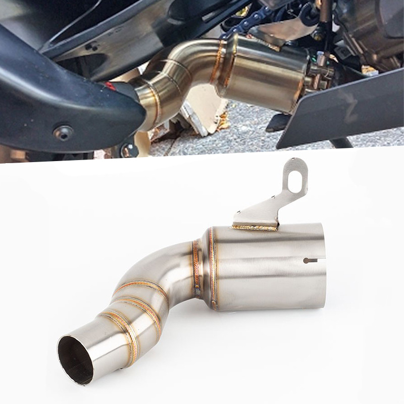 Applicable to KTM DUKE 250 390 ADV 2021-2023 modified exhaust pipe stainless steel middle section adapter