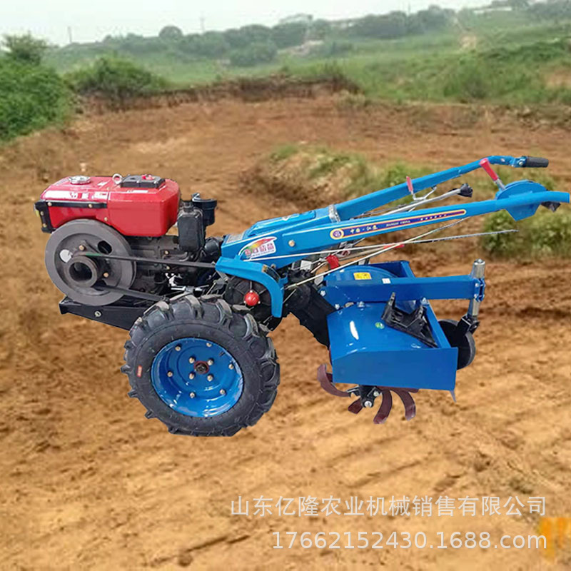 18马力手扶拖拉机 水田手扶旋耕机厂家 手扶式开沟犁地机